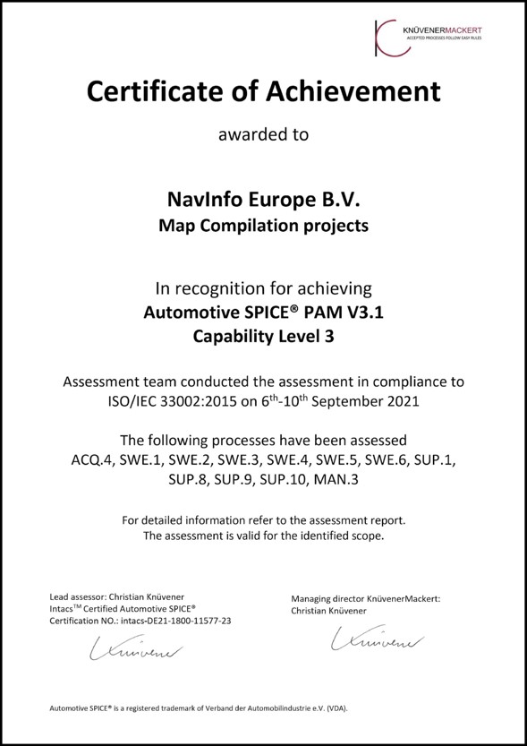 pa������Ϸŷ��ͨ��Automotive SPICE 3����֤